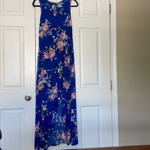 Bellamie high low floral maxi